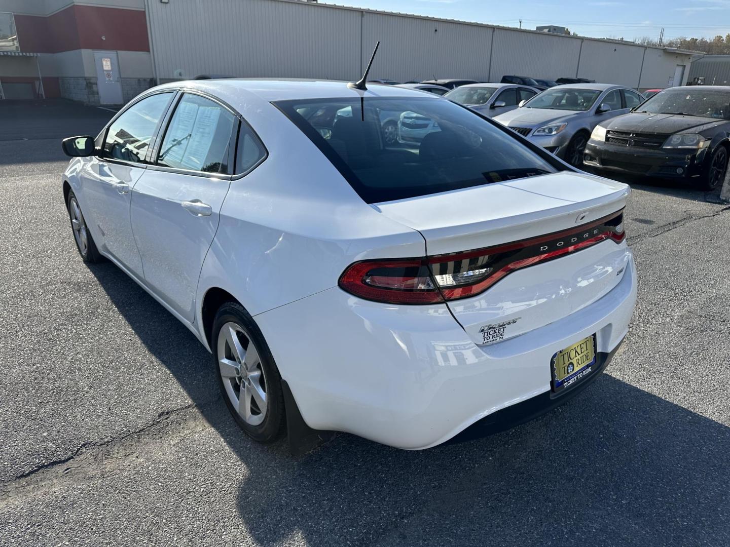 2015 WHITE Dodge Dart SXT (1C3CDFBB5FD) with an 2.4L L4 DOHC 16V engine, located at 1254 Manheim Pike, Lancaster, PA, 17601, (717) 393-9133, 40.062870, -76.323273 - Photo#8