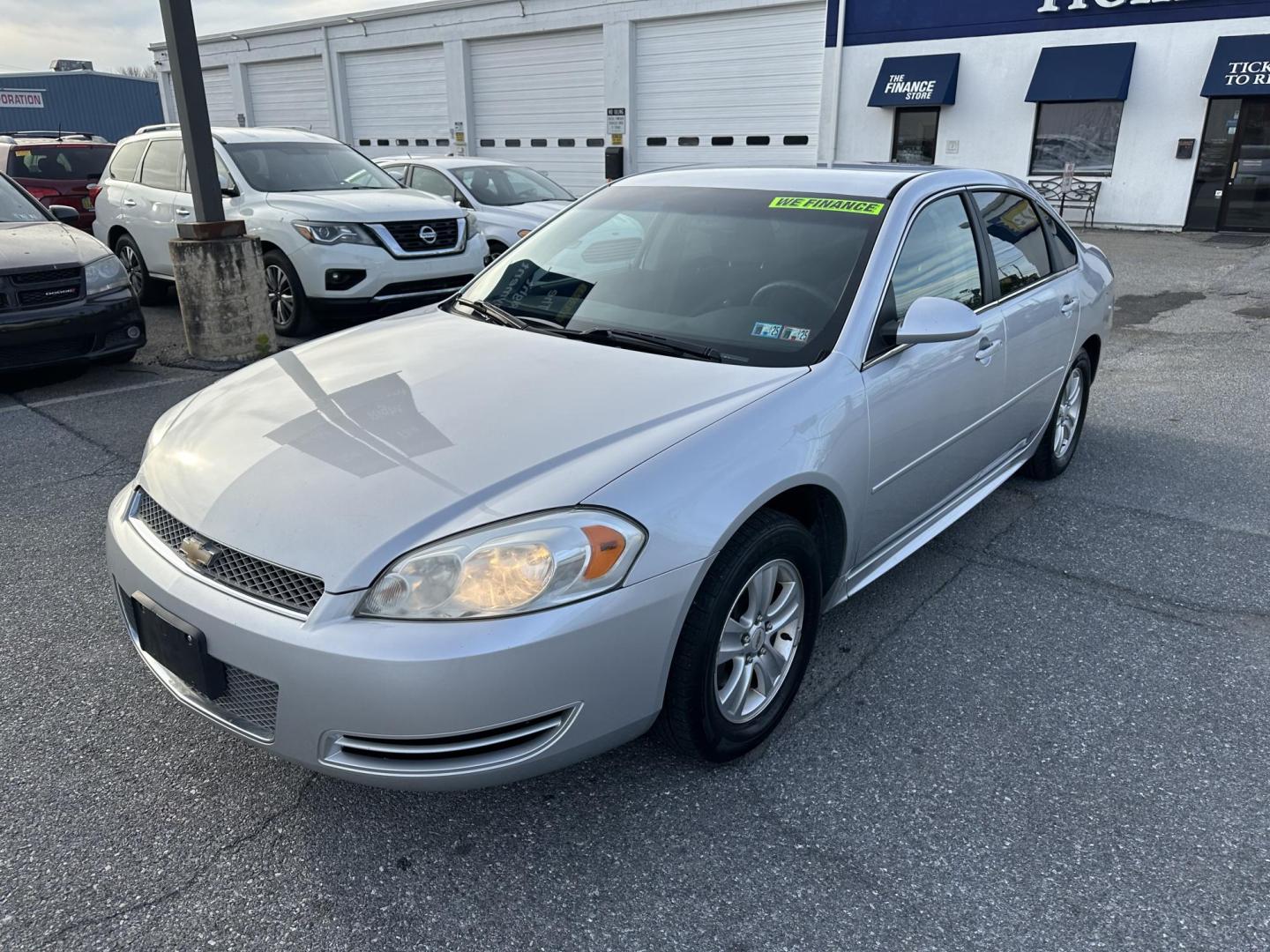 2014 SILVER Chevrolet Impala LS (2G1WA5E37E1) with an 3.6L V6 DOHC 16V FFV engine, 6-Speed Automatic transmission, located at 1254 Manheim Pike, Lancaster, PA, 17601, (717) 393-9133, 40.062870, -76.323273 - Photo#0