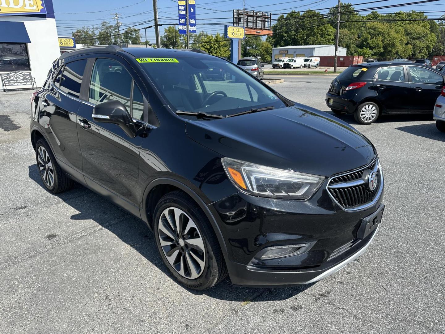 2017 BLACK Buick Encore Essence FWD (KL4CJCSB1HB) with an 1.4L L4 DOHC 16V TURBO engine, 6A transmission, located at 1254 Manheim Pike, Lancaster, PA, 17601, (717) 393-9133, 40.062870, -76.323273 - Photo#1