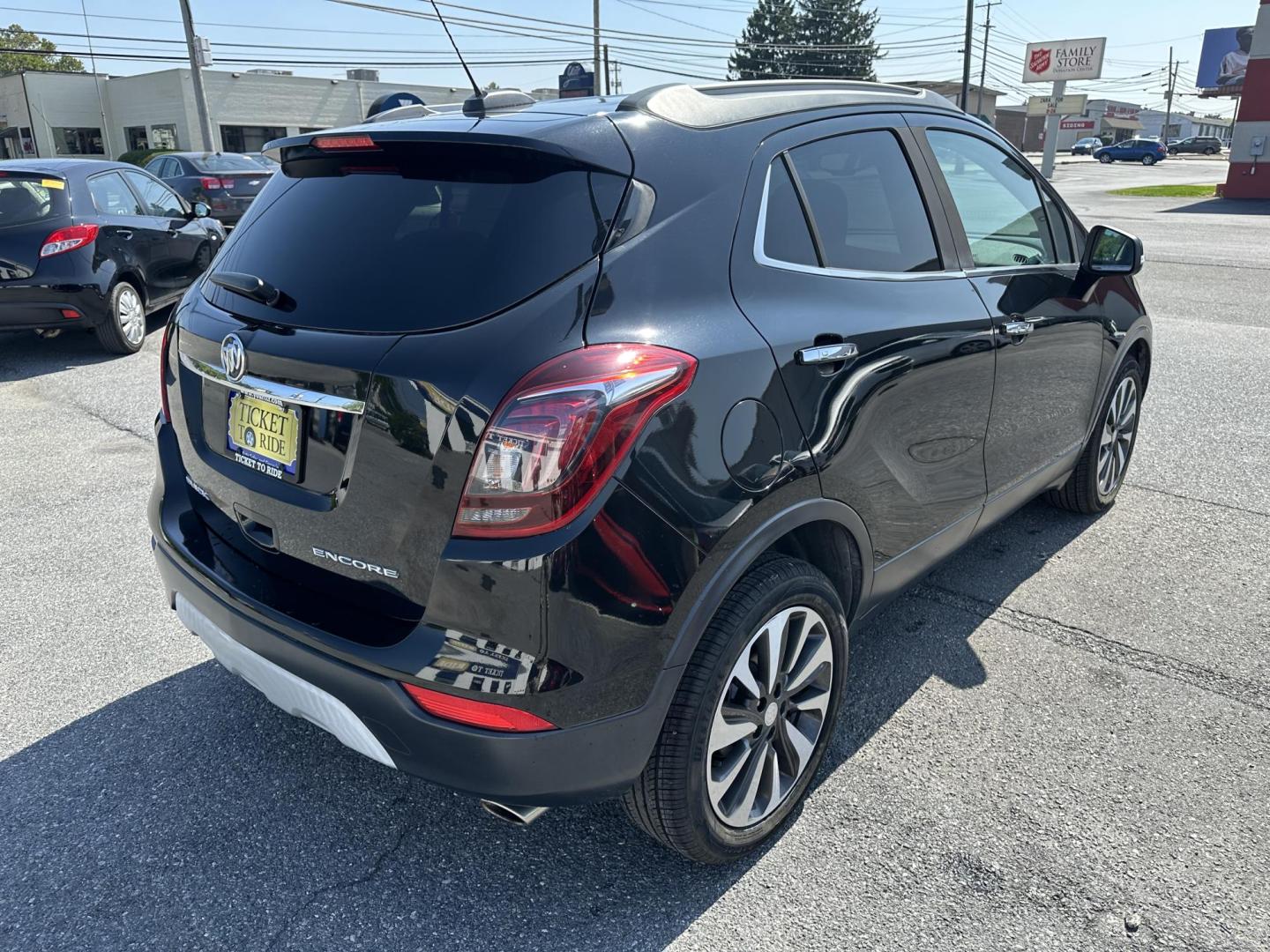 2017 BLACK Buick Encore Essence FWD (KL4CJCSB1HB) with an 1.4L L4 DOHC 16V TURBO engine, 6A transmission, located at 1254 Manheim Pike, Lancaster, PA, 17601, (717) 393-9133, 40.062870, -76.323273 - Photo#4