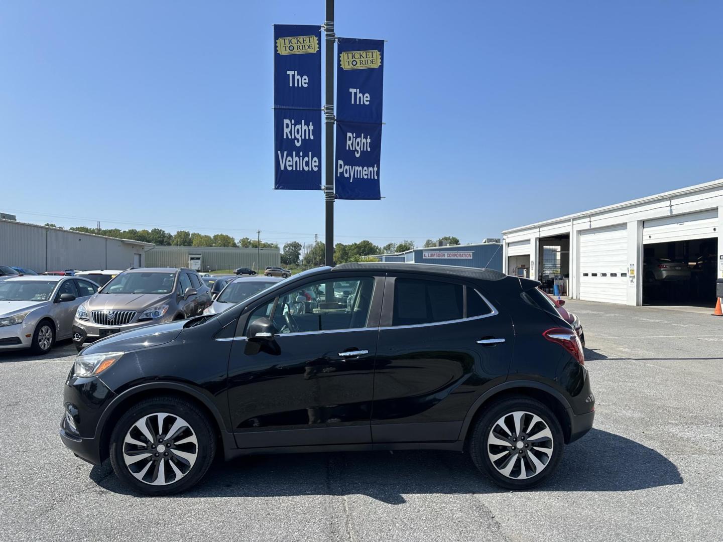 2017 BLACK Buick Encore Essence FWD (KL4CJCSB1HB) with an 1.4L L4 DOHC 16V TURBO engine, 6A transmission, located at 1254 Manheim Pike, Lancaster, PA, 17601, (717) 393-9133, 40.062870, -76.323273 - Photo#5