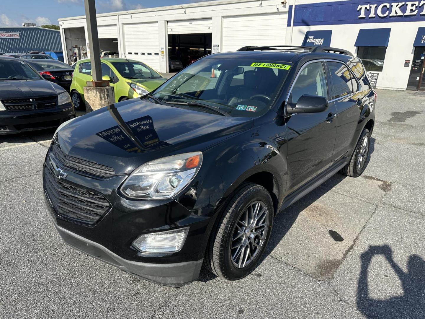 2017 BLACK Chevrolet Equinox LT 2WD (2GNALCEK4H6) with an 2.4L L4 DOHC 16V FFV engine, 6A transmission, located at 1254 Manheim Pike, Lancaster, PA, 17601, (717) 393-9133, 40.062870, -76.323273 - Photo#2