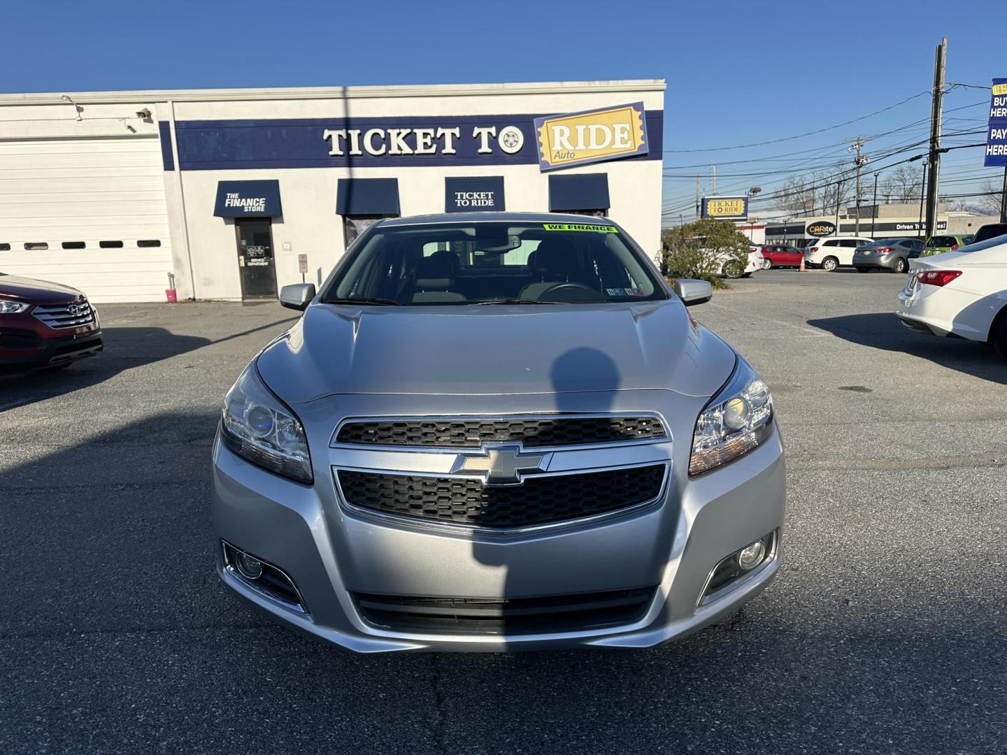 2013 SILVER Chevrolet Malibu 2LT (1G11E5SA9DF) with an 2.5L L4 DOHC 16V engine, 6-Speed Automatic transmission, located at 1254 Manheim Pike, Lancaster, PA, 17601, (717) 393-9133, 40.062870, -76.323273 - Photo#2