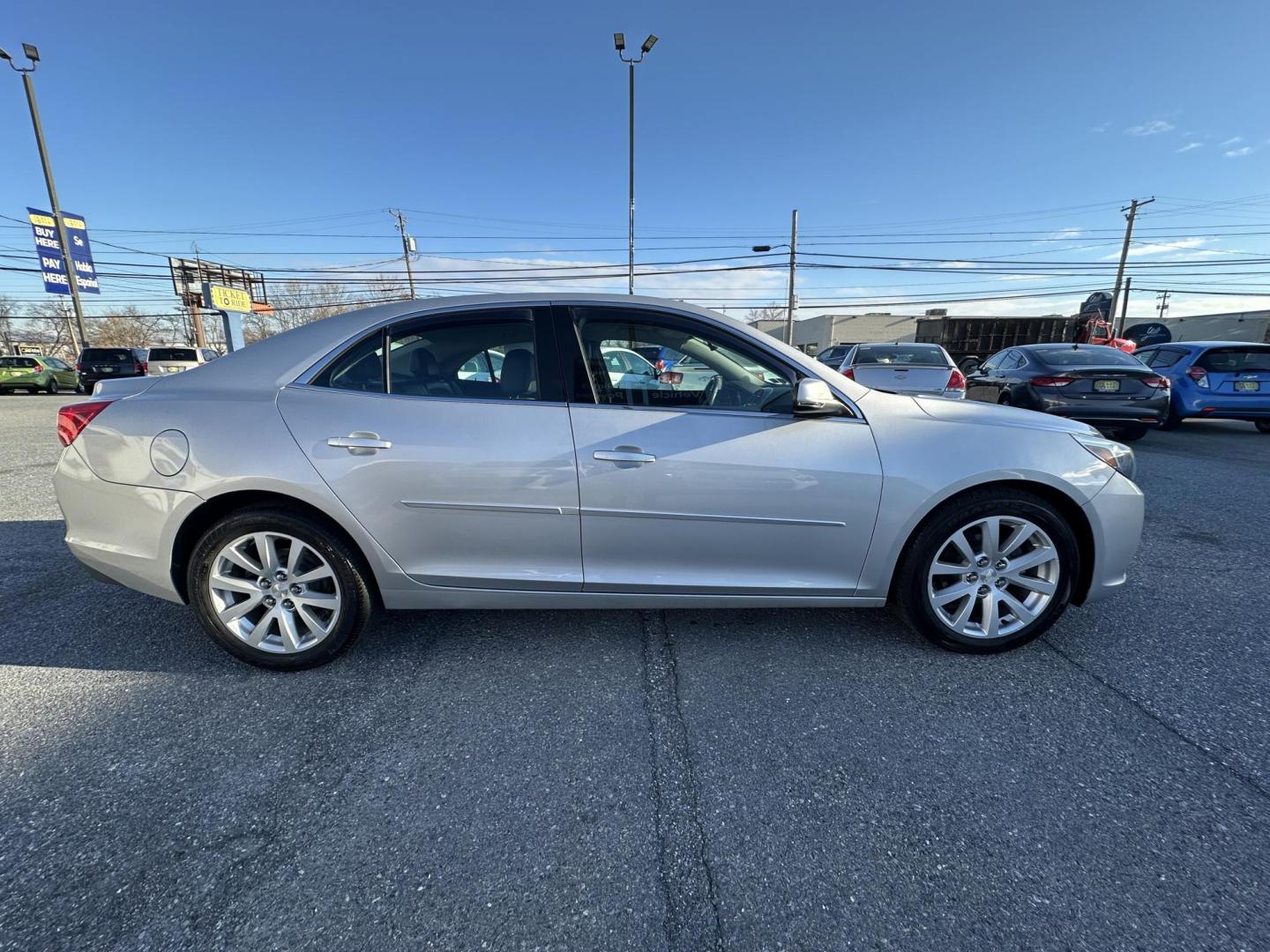 2013 SILVER Chevrolet Malibu 2LT (1G11E5SA9DF) with an 2.5L L4 DOHC 16V engine, 6-Speed Automatic transmission, located at 1254 Manheim Pike, Lancaster, PA, 17601, (717) 393-9133, 40.062870, -76.323273 - Photo#3