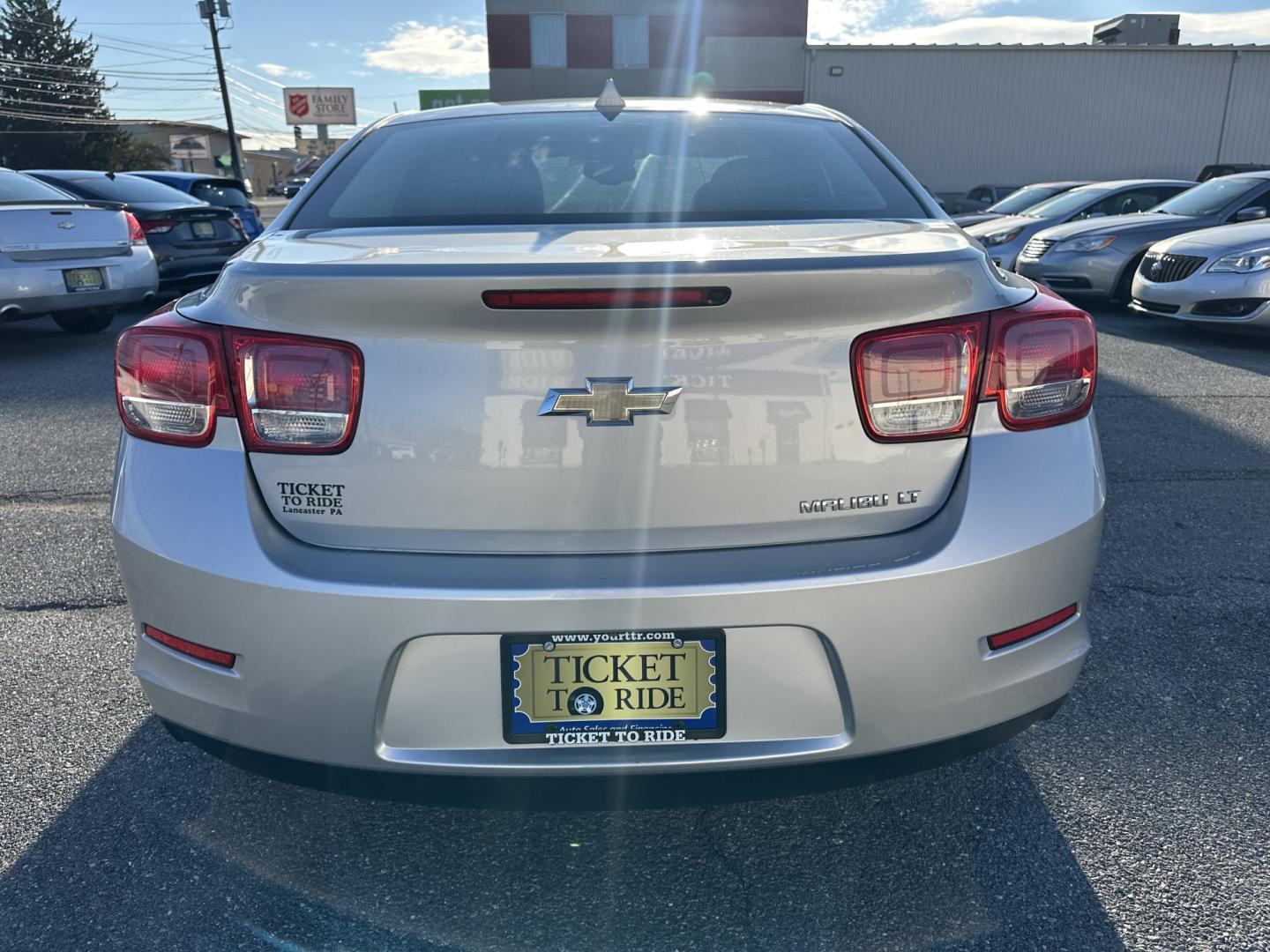 2013 SILVER Chevrolet Malibu 2LT (1G11E5SA9DF) with an 2.5L L4 DOHC 16V engine, 6-Speed Automatic transmission, located at 1254 Manheim Pike, Lancaster, PA, 17601, (717) 393-9133, 40.062870, -76.323273 - Photo#4