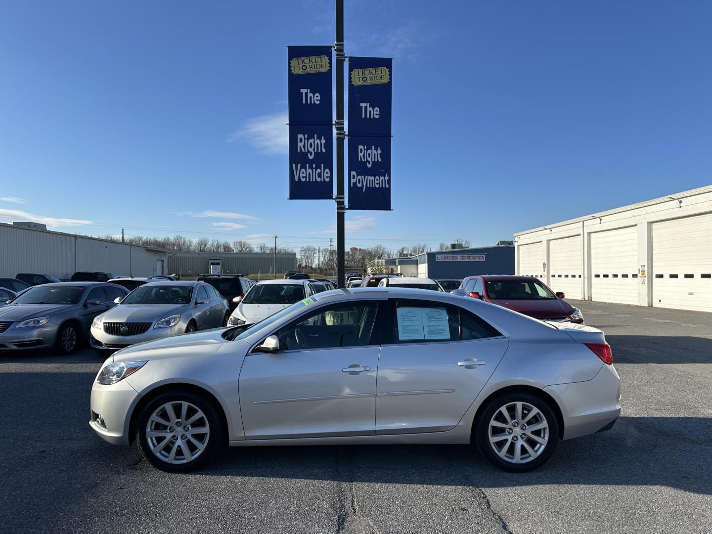 2013 SILVER Chevrolet Malibu 2LT (1G11E5SA9DF) with an 2.5L L4 DOHC 16V engine, 6-Speed Automatic transmission, located at 1254 Manheim Pike, Lancaster, PA, 17601, (717) 393-9133, 40.062870, -76.323273 - Photo#7