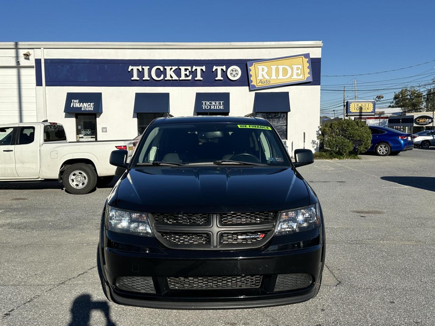 2017 BLACK Dodge Journey SE (3C4PDCAB3HT) with an 2.4L L4 DOHC 16V engine, 4A transmission, located at 1254 Manheim Pike, Lancaster, PA, 17601, (717) 393-9133, 40.062870, -76.323273 - Photo#0