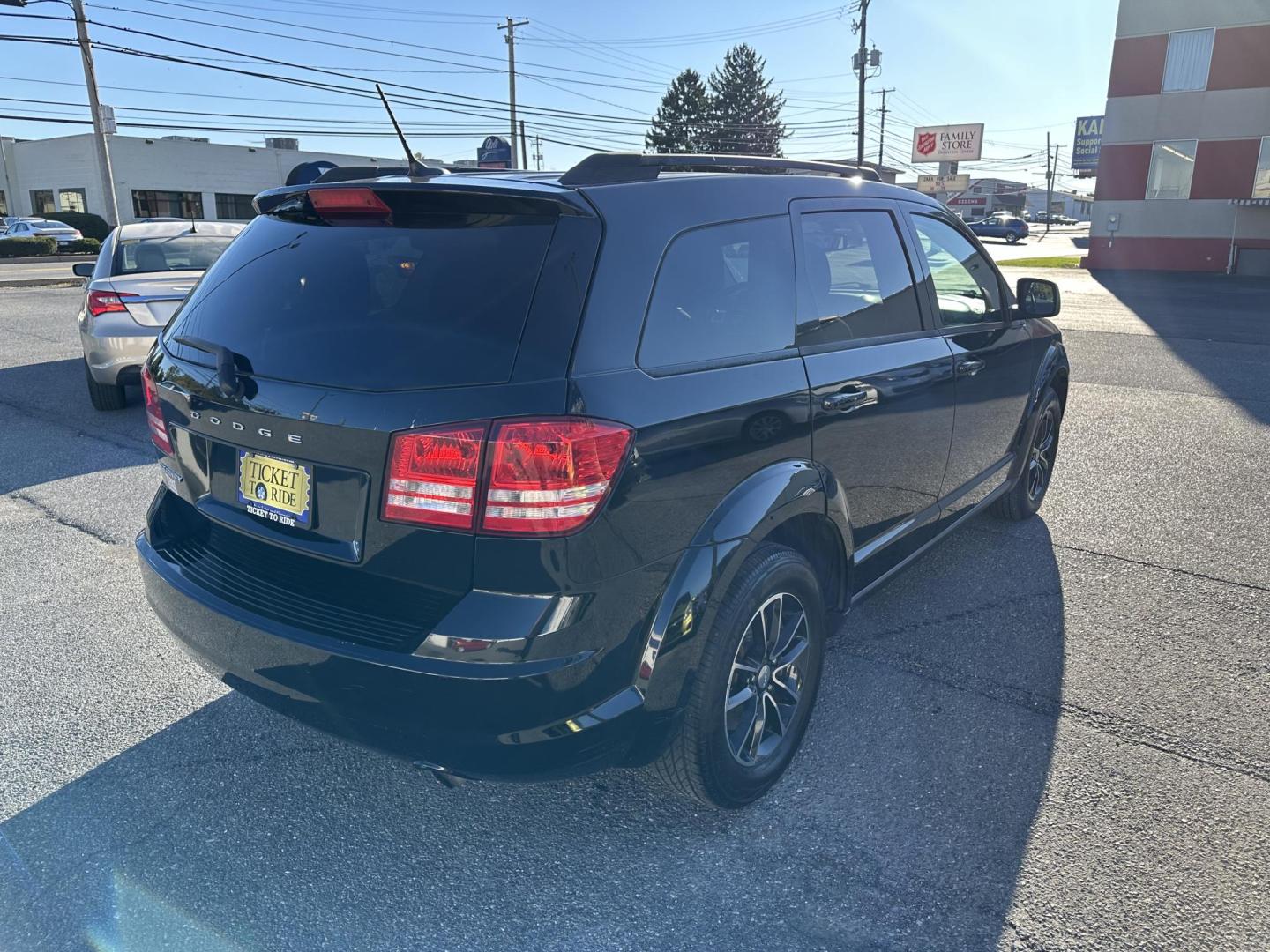 2017 BLACK Dodge Journey SE (3C4PDCAB3HT) with an 2.4L L4 DOHC 16V engine, 4A transmission, located at 1254 Manheim Pike, Lancaster, PA, 17601, (717) 393-9133, 40.062870, -76.323273 - Photo#5