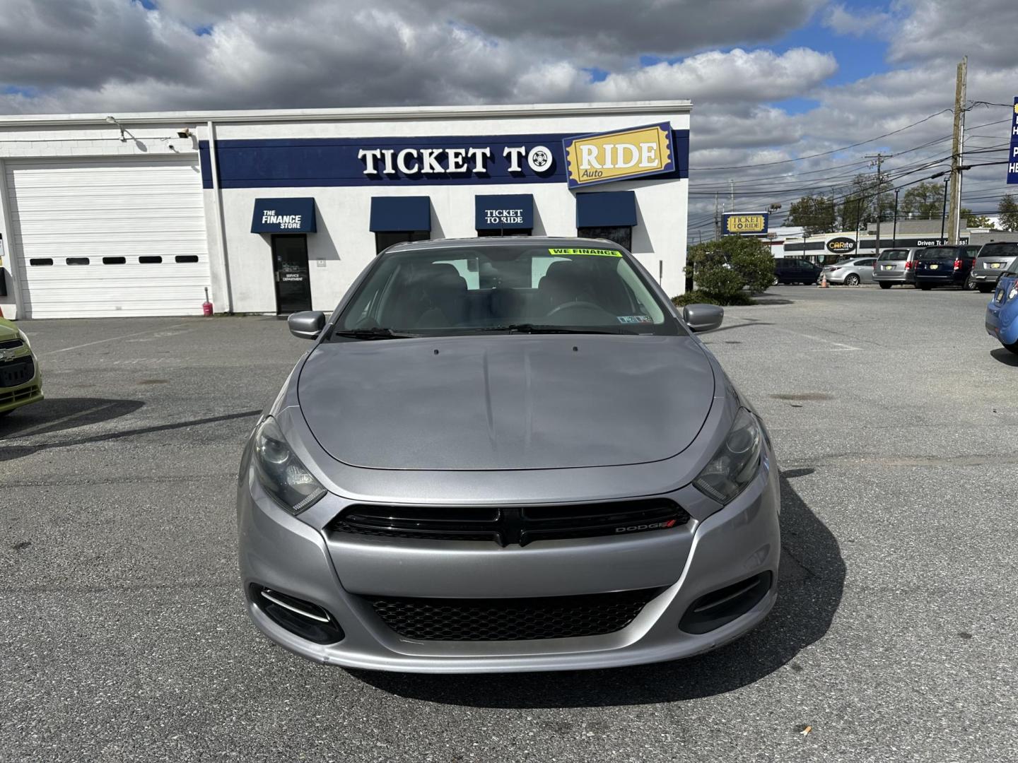 2015 SILVER Dodge Dart SXT (1C3CDFBBXFD) with an 2.4L L4 DOHC 16V engine, located at 1254 Manheim Pike, Lancaster, PA, 17601, (717) 393-9133, 40.062870, -76.323273 - Photo#0