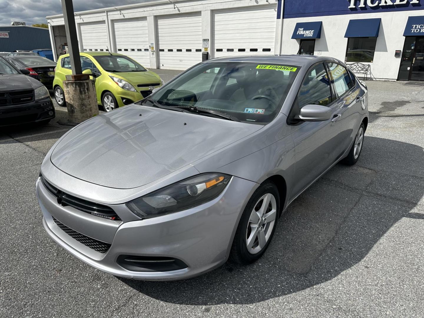 2015 SILVER Dodge Dart SXT (1C3CDFBBXFD) with an 2.4L L4 DOHC 16V engine, located at 1254 Manheim Pike, Lancaster, PA, 17601, (717) 393-9133, 40.062870, -76.323273 - Photo#1