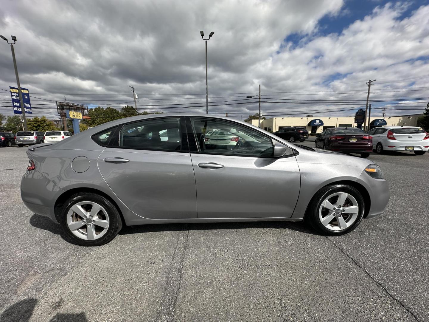 2015 SILVER Dodge Dart SXT (1C3CDFBBXFD) with an 2.4L L4 DOHC 16V engine, located at 1254 Manheim Pike, Lancaster, PA, 17601, (717) 393-9133, 40.062870, -76.323273 - Photo#3