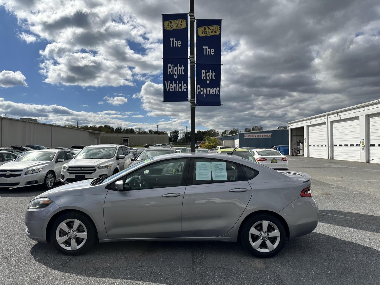 2015 SILVER Dodge Dart SXT (1C3CDFBBXFD) with an 2.4L L4 DOHC 16V engine, located at 1254 Manheim Pike, Lancaster, PA, 17601, (717) 393-9133, 40.062870, -76.323273 - Photo#9