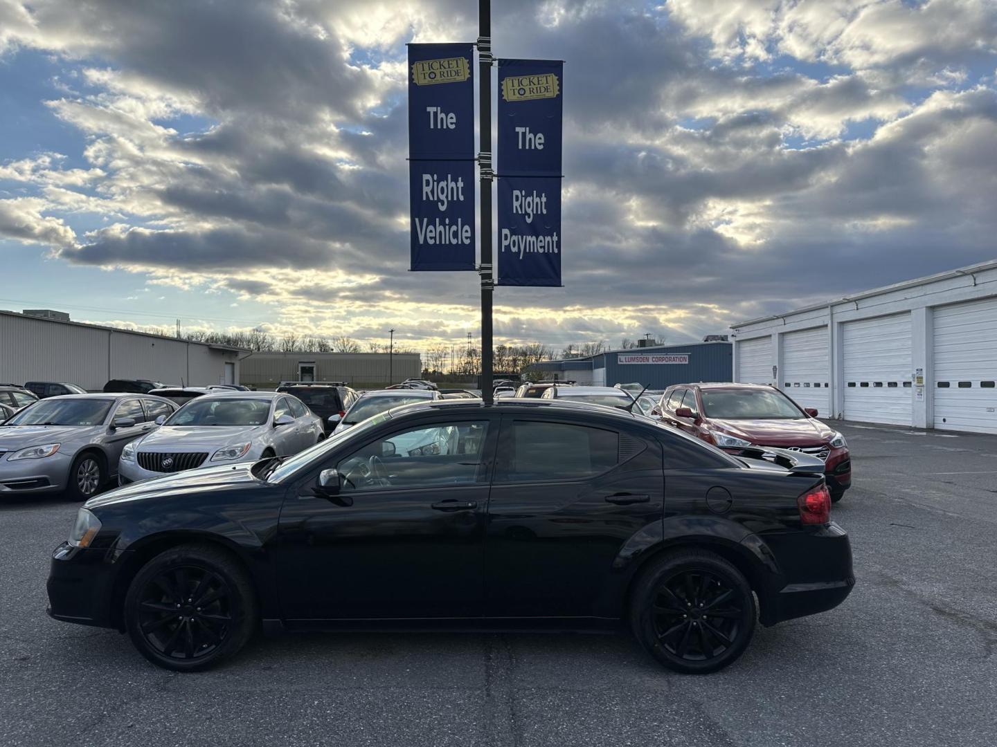 2013 BLACK Dodge Avenger SXT (1C3CDZCB1DN) with an 2.4L L4 DOHC 16V engine, 6-Speed Automatic transmission, located at 1254 Manheim Pike, Lancaster, PA, 17601, (717) 393-9133, 40.062870, -76.323273 - Photo#6