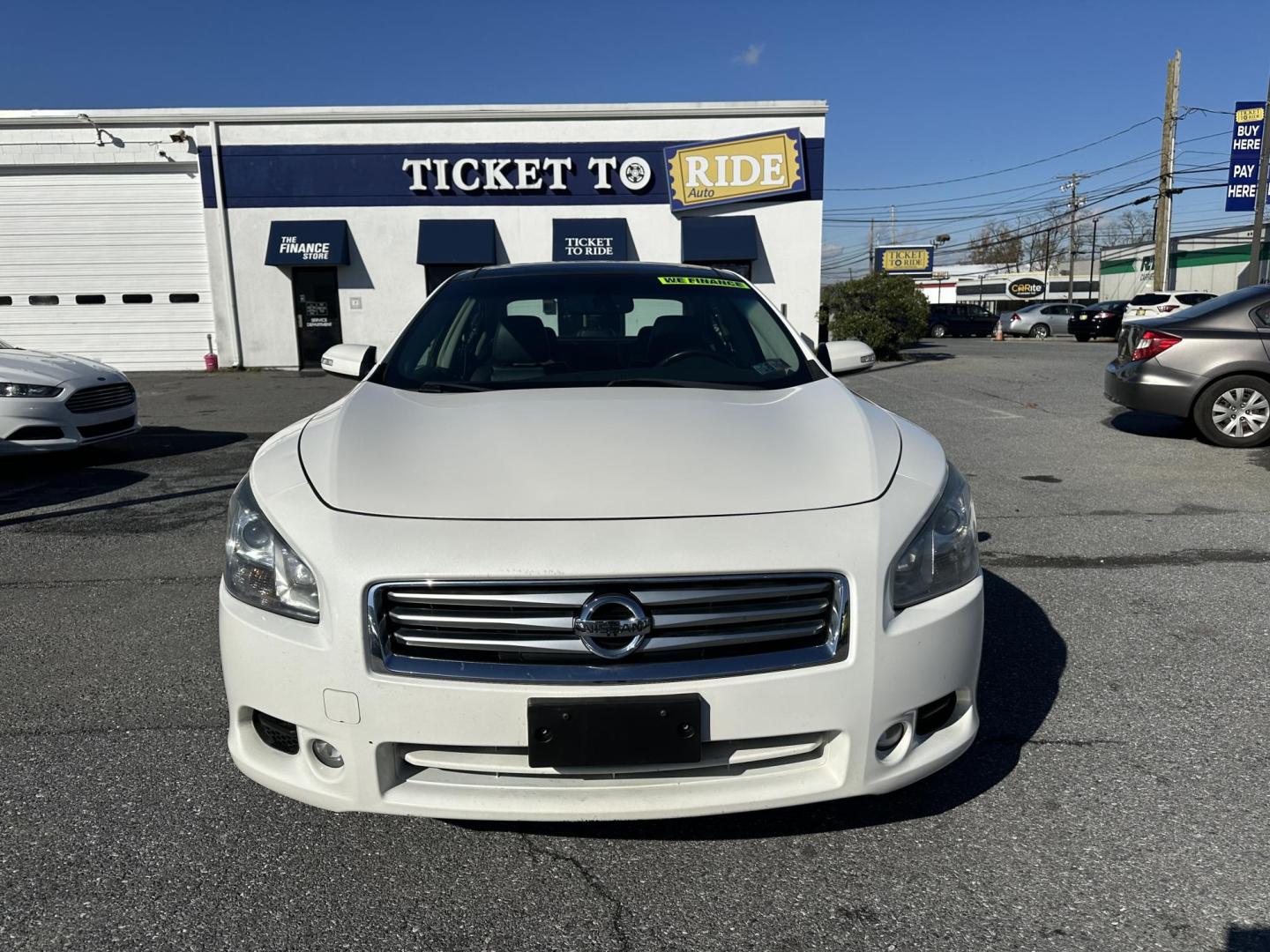 2012 WHITE Nissan Maxima SV (1N4AA5AP0CC) with an 3.5L V6 DOHC 24V engine, Continuously Variable Transmission transmission, located at 1254 Manheim Pike, Lancaster, PA, 17601, (717) 393-9133, 40.062870, -76.323273 - Photo#3