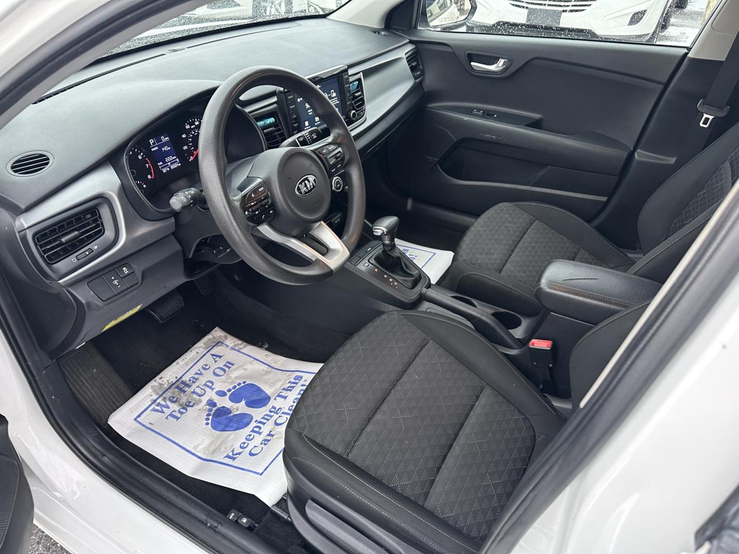 2019 WHITE Kia Rio LX (3KPA24AB7KE) with an 1.6L L4 DOHC 16V engine, 6A transmission, located at 1254 Manheim Pike, Lancaster, PA, 17601, (717) 393-9133, 40.062870, -76.323273 - Photo#8