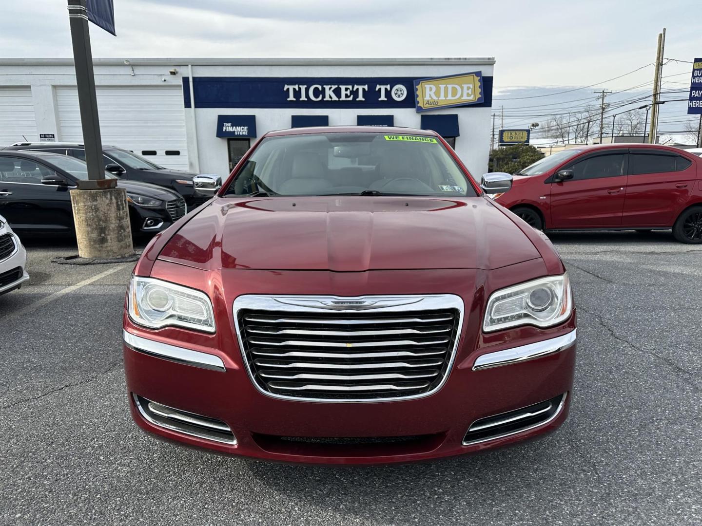 2012 MAROON Chrysler 300 Base (2C3CCAAG4CH) with an 3.6L V6 SOHC 24V engine, 5-Speed Automatic transmission, located at 1254 Manheim Pike, Lancaster, PA, 17601, (717) 393-9133, 40.062870, -76.323273 - Photo#1