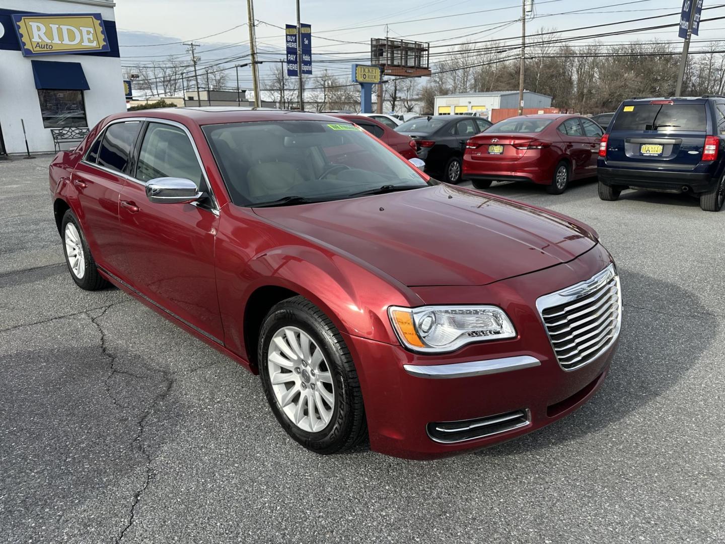 2012 MAROON Chrysler 300 Base (2C3CCAAG4CH) with an 3.6L V6 SOHC 24V engine, 5-Speed Automatic transmission, located at 1254 Manheim Pike, Lancaster, PA, 17601, (717) 393-9133, 40.062870, -76.323273 - Photo#2