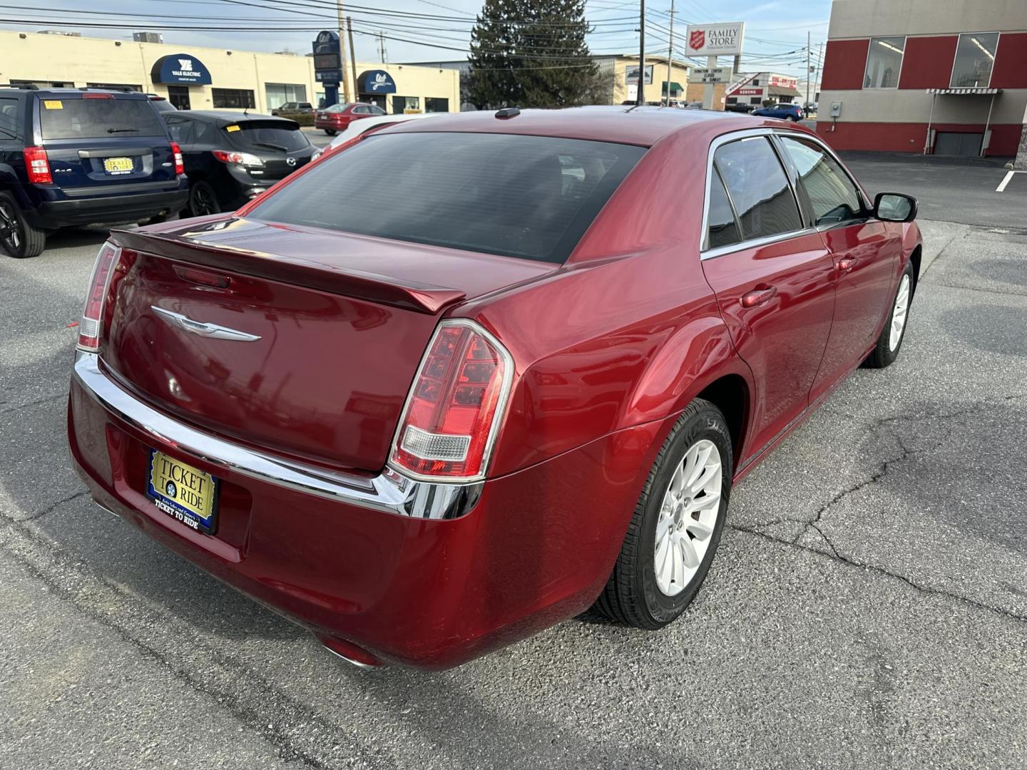 2012 MAROON Chrysler 300 Base (2C3CCAAG4CH) with an 3.6L V6 SOHC 24V engine, 5-Speed Automatic transmission, located at 1254 Manheim Pike, Lancaster, PA, 17601, (717) 393-9133, 40.062870, -76.323273 - Photo#5