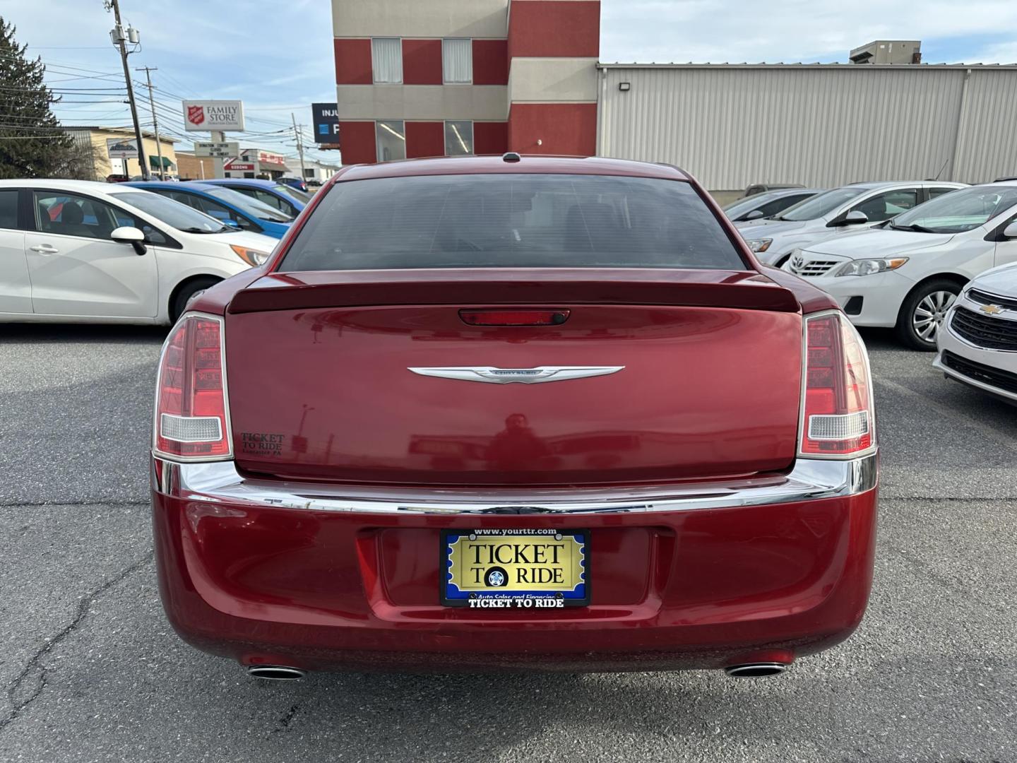 2012 MAROON Chrysler 300 Base (2C3CCAAG4CH) with an 3.6L V6 SOHC 24V engine, 5-Speed Automatic transmission, located at 1254 Manheim Pike, Lancaster, PA, 17601, (717) 393-9133, 40.062870, -76.323273 - Photo#7