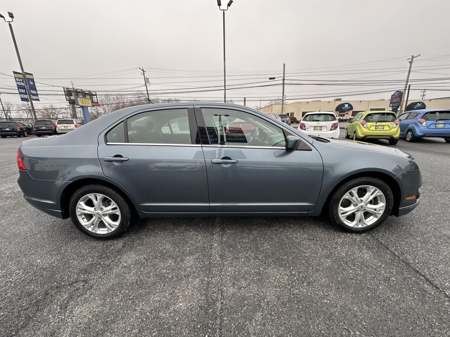 2012 BLUE Ford Fusion SE (3FAHP0HA2CR) with an 2.5L L4 DOHC 16V engine, located at 1254 Manheim Pike, Lancaster, PA, 17601, (717) 393-9133, 40.062870, -76.323273 - Photo#1