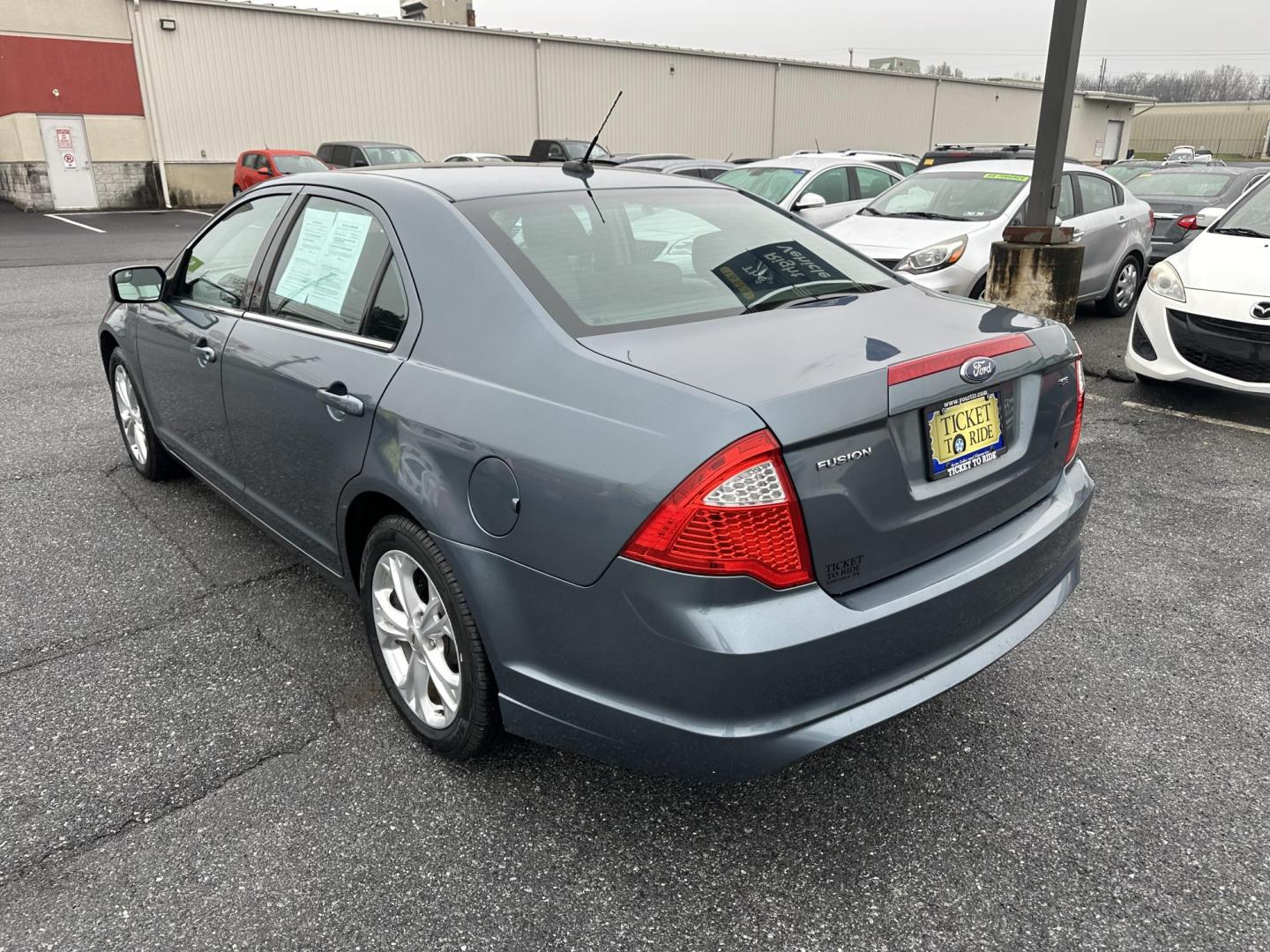 2012 BLUE Ford Fusion SE (3FAHP0HA2CR) with an 2.5L L4 DOHC 16V engine, located at 1254 Manheim Pike, Lancaster, PA, 17601, (717) 393-9133, 40.062870, -76.323273 - Photo#6