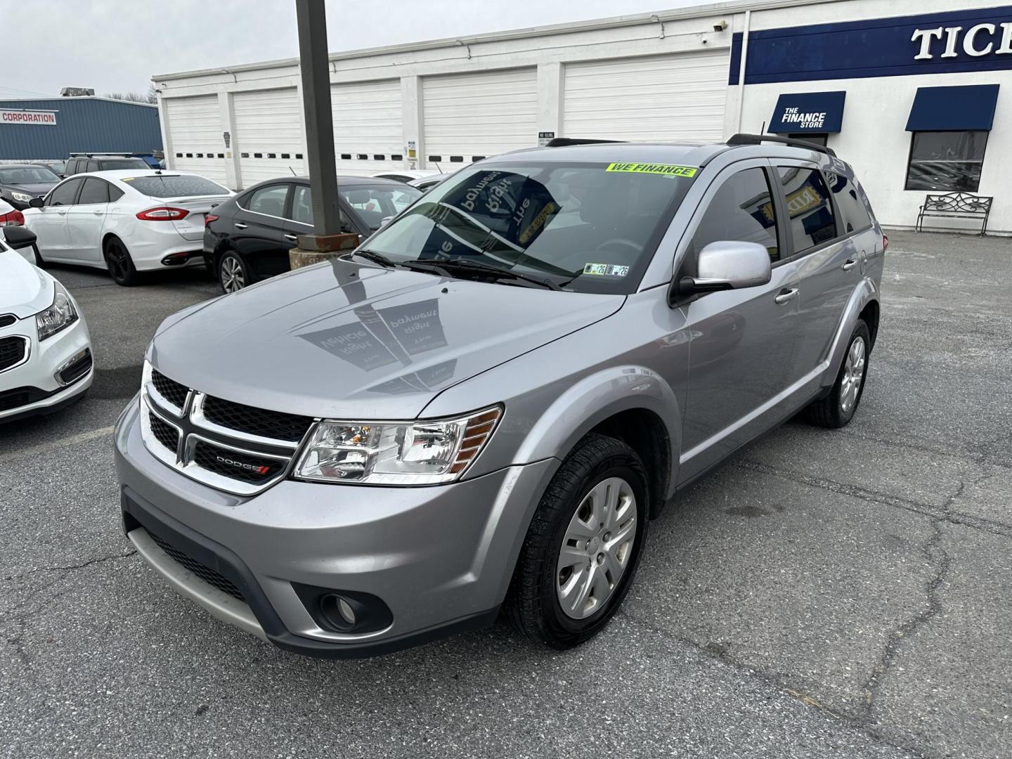 2018 SILVER Dodge Journey SXT (3C4PDCBG7JT) with an 3.6L V6 DOHC 24V engine, 4A transmission, located at 1254 Manheim Pike, Lancaster, PA, 17601, (717) 393-9133, 40.062870, -76.323273 - Photo#0