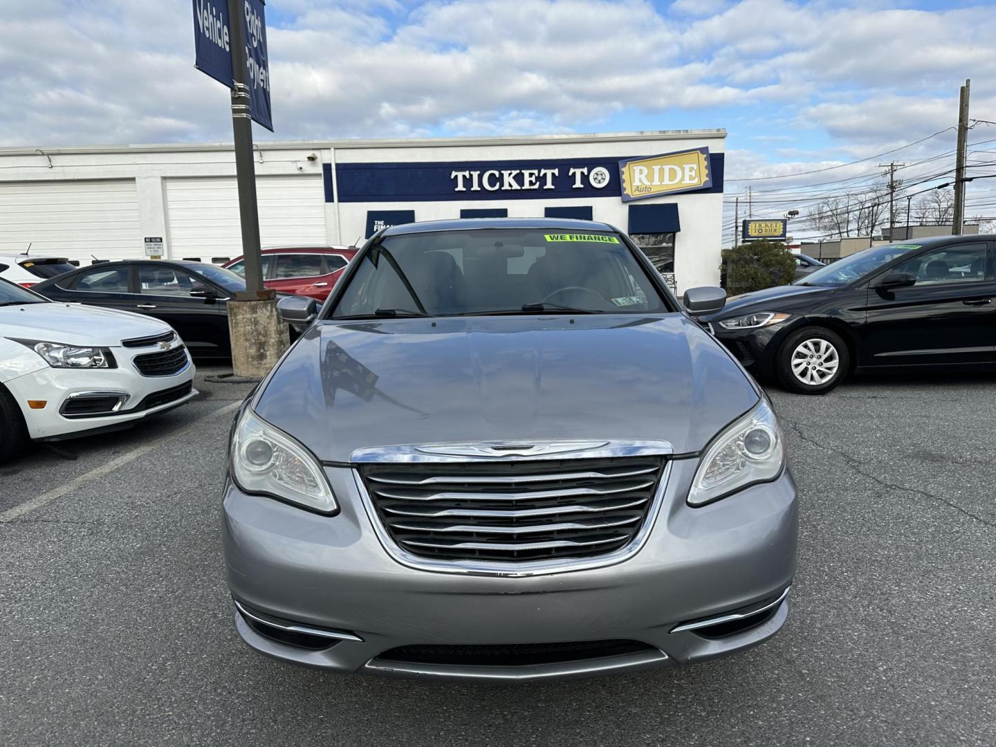 2013 SILVER Chrysler 200 Touring (1C3CCBBB6DN) with an 2.4L L4 DOHC 16V engine, 6-Speed Automatic transmission, located at 1254 Manheim Pike, Lancaster, PA, 17601, (717) 393-9133, 40.062870, -76.323273 - Photo#0