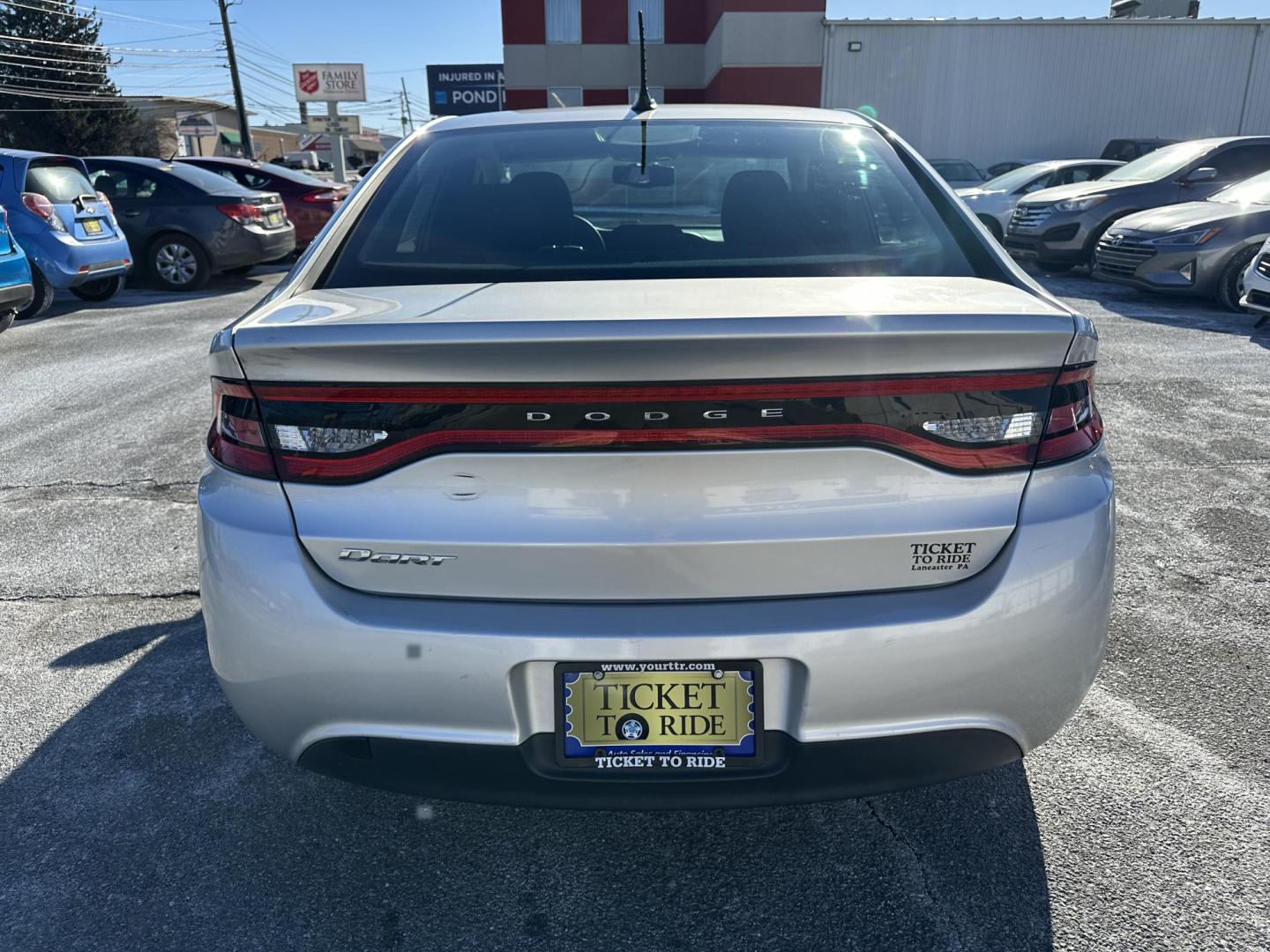 2013 SILVER Dodge Dart SE (1C3CDFAA5DD) with an 2.0L L4 DOHC 16V TURBO engine, located at 1254 Manheim Pike, Lancaster, PA, 17601, (717) 393-9133, 40.062870, -76.323273 - Photo#5