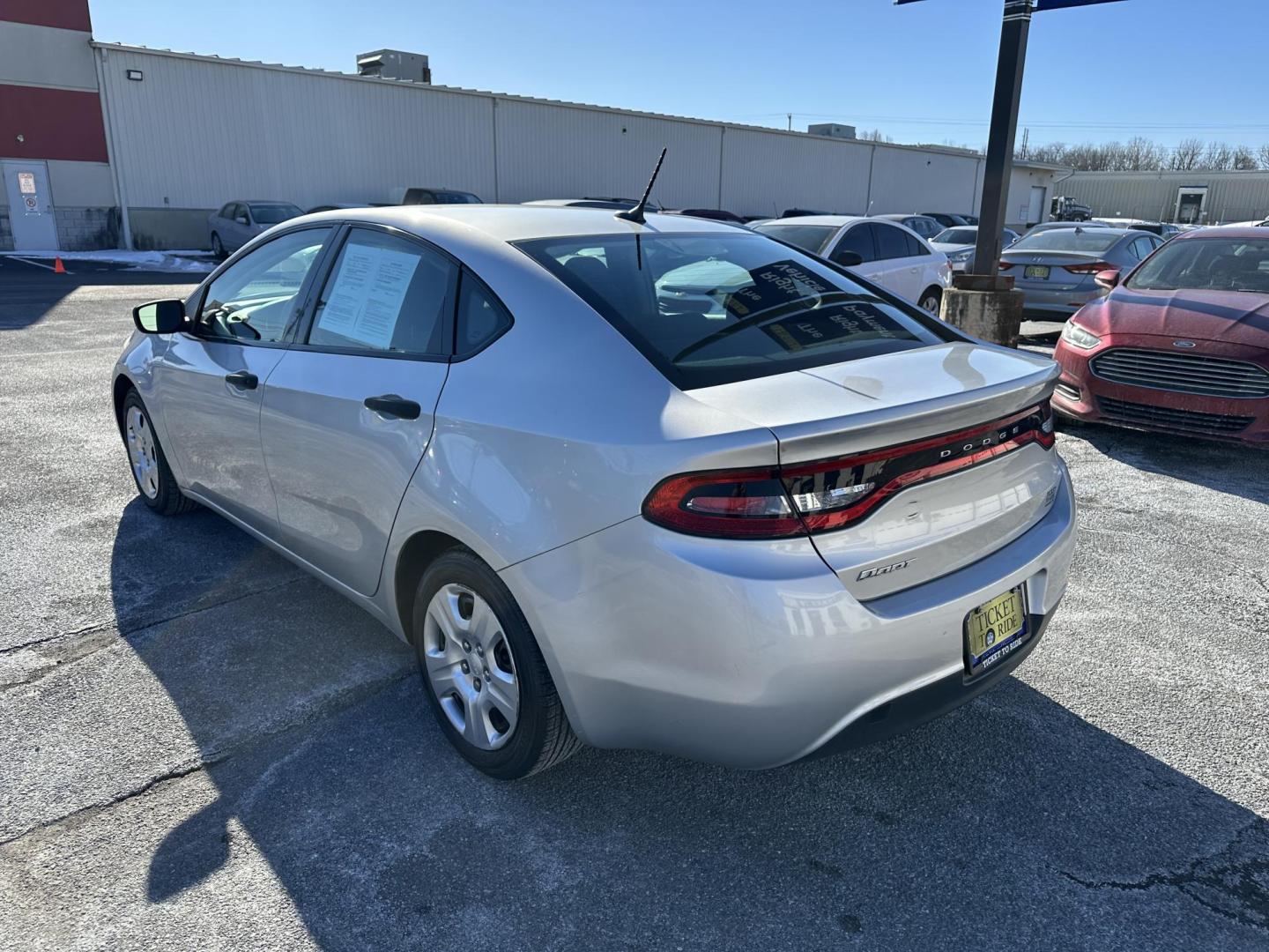 2013 SILVER Dodge Dart SE (1C3CDFAA5DD) with an 2.0L L4 DOHC 16V TURBO engine, located at 1254 Manheim Pike, Lancaster, PA, 17601, (717) 393-9133, 40.062870, -76.323273 - Photo#7