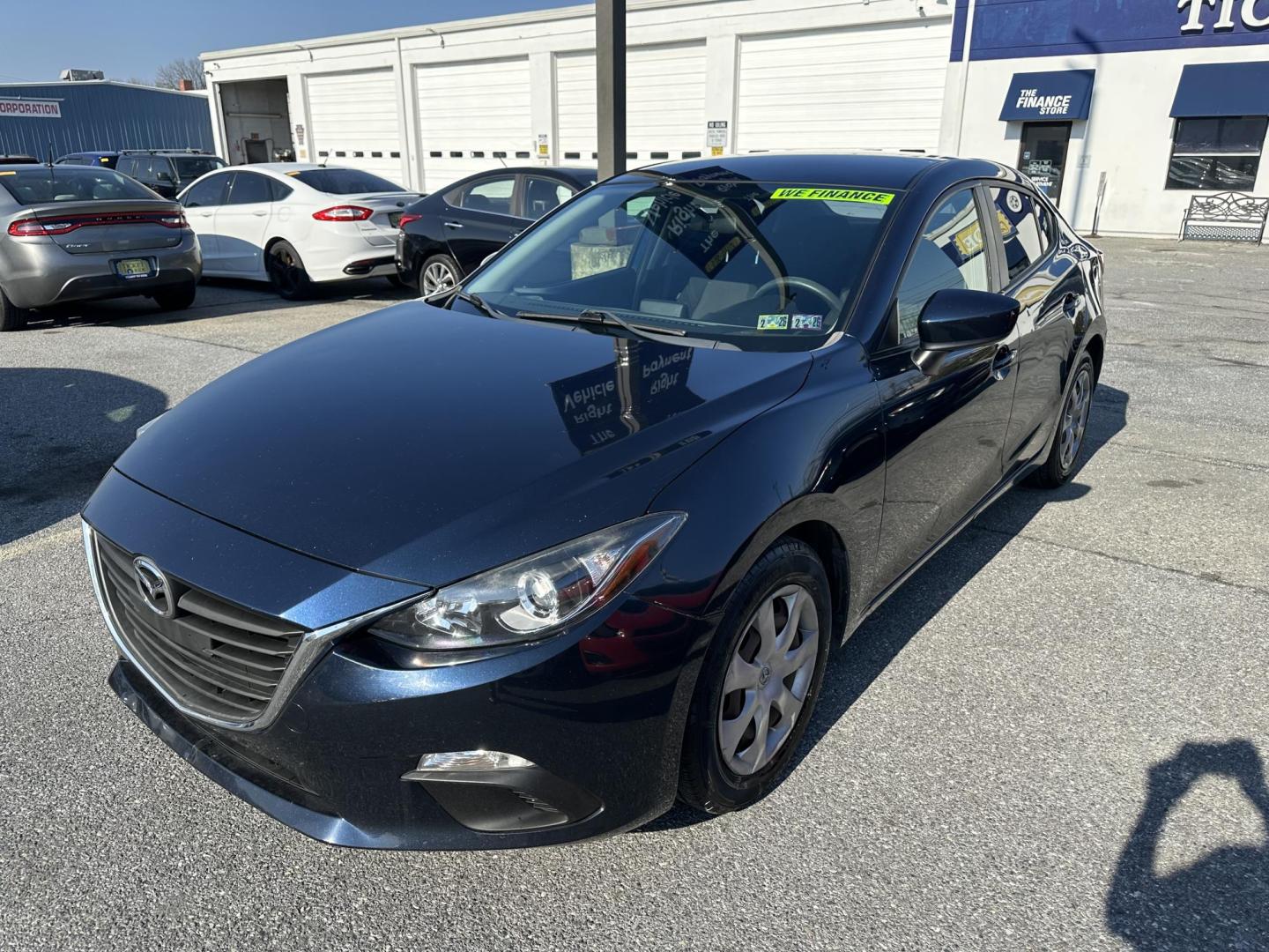 2014 BLUE Mazda MAZDA3 i Sport AT 4-Door (3MZBM1U77EM) with an 2.0L L4 DOHC 16V engine, 6-Speed Automatic transmission, located at 1254 Manheim Pike, Lancaster, PA, 17601, (717) 393-9133, 40.062870, -76.323273 - Photo#0