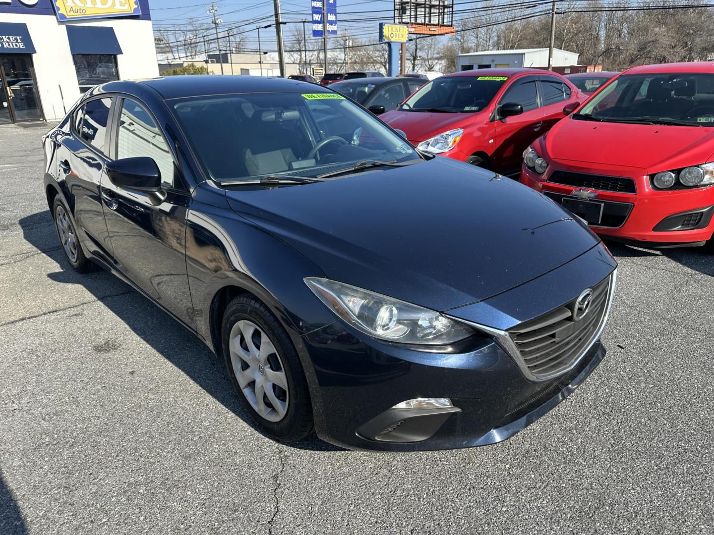 2014 BLUE Mazda MAZDA3 i Sport AT 4-Door (3MZBM1U77EM) with an 2.0L L4 DOHC 16V engine, 6-Speed Automatic transmission, located at 1254 Manheim Pike, Lancaster, PA, 17601, (717) 393-9133, 40.062870, -76.323273 - Photo#4