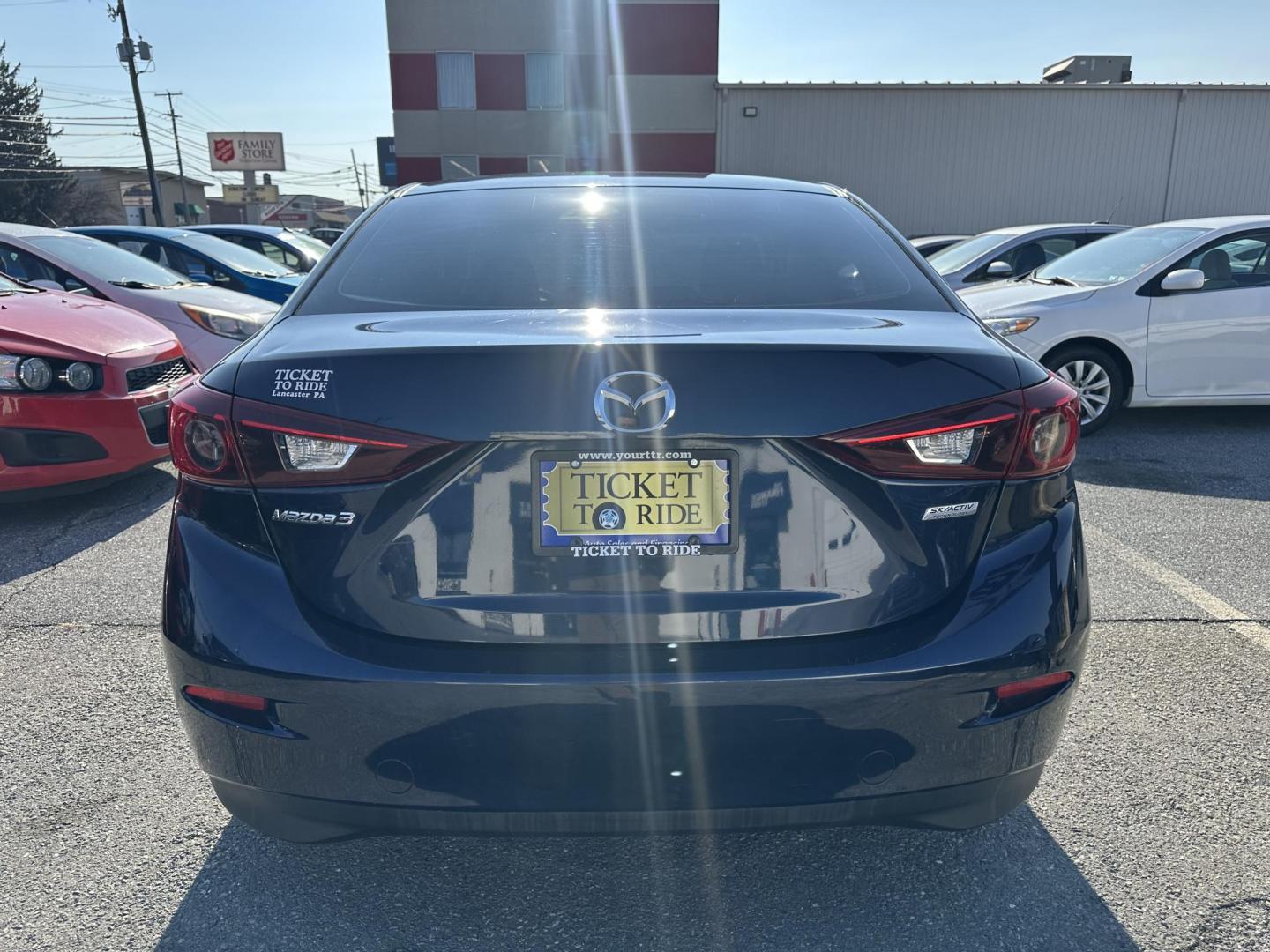 2014 BLUE Mazda MAZDA3 i Sport AT 4-Door (3MZBM1U77EM) with an 2.0L L4 DOHC 16V engine, 6-Speed Automatic transmission, located at 1254 Manheim Pike, Lancaster, PA, 17601, (717) 393-9133, 40.062870, -76.323273 - Photo#5