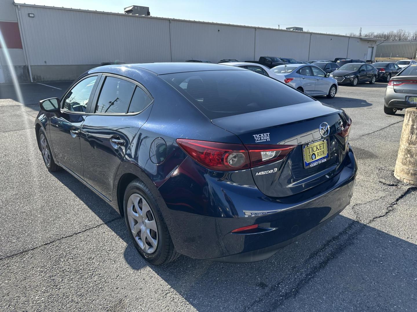 2014 BLUE Mazda MAZDA3 i Sport AT 4-Door (3MZBM1U77EM) with an 2.0L L4 DOHC 16V engine, 6-Speed Automatic transmission, located at 1254 Manheim Pike, Lancaster, PA, 17601, (717) 393-9133, 40.062870, -76.323273 - Photo#7